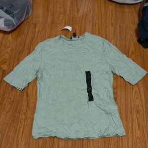 Banana Republic Light Green Short Sleeve Tee